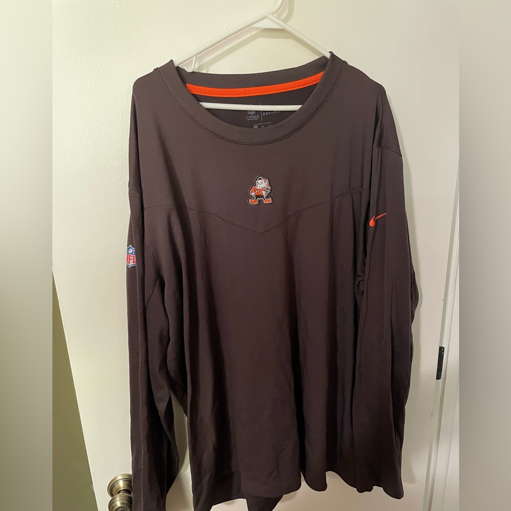 Mens Nike Cleveland Browns sideline long sleeve